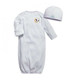 C.R. Gibson Dumpling Hush Little Baby Gown Set Boy - NEW